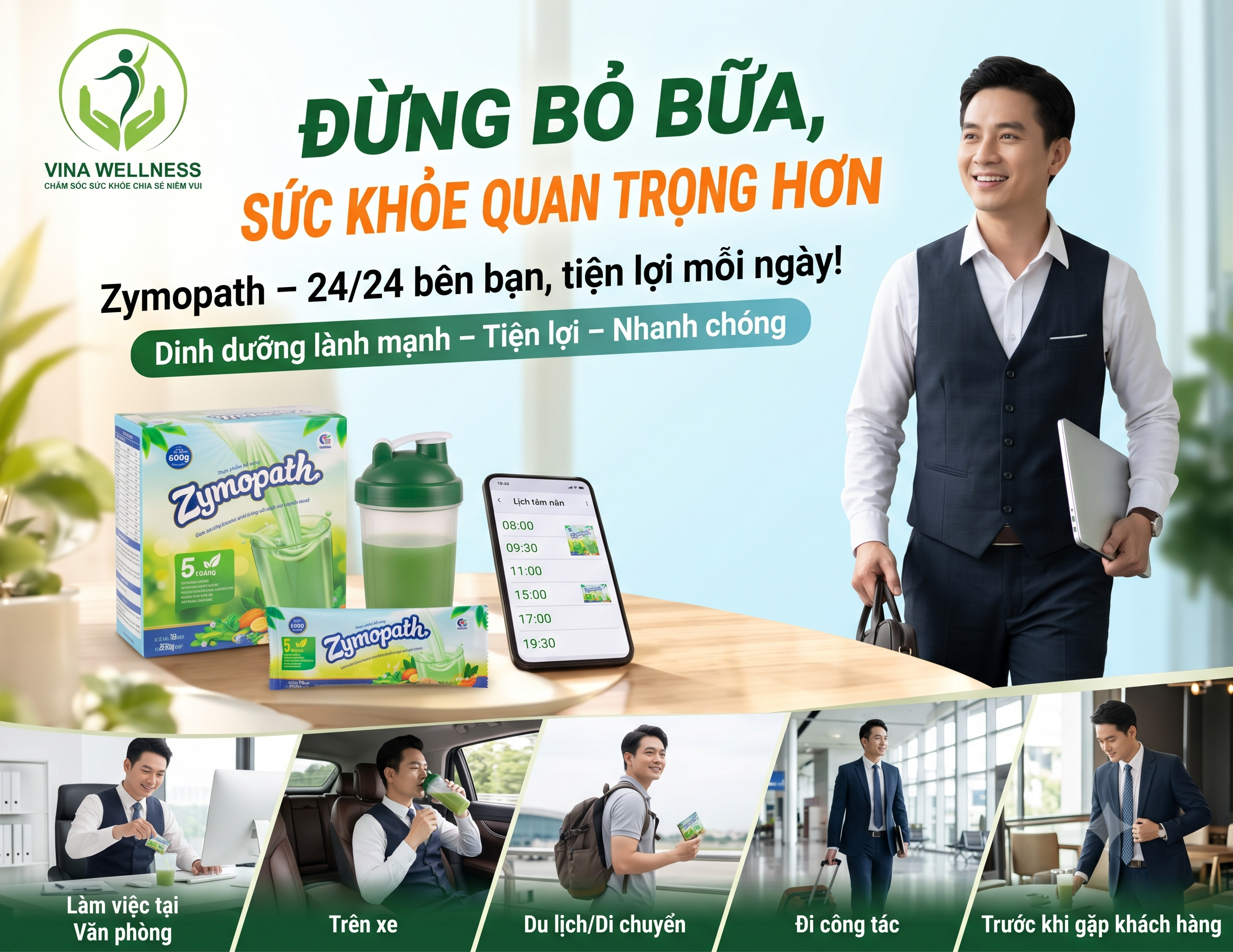 Thực Phẩm Bổ Sung Zymopath: Giải Pháp Dinh Dưỡng Lành Mạnh Cho Người Bận Rộn